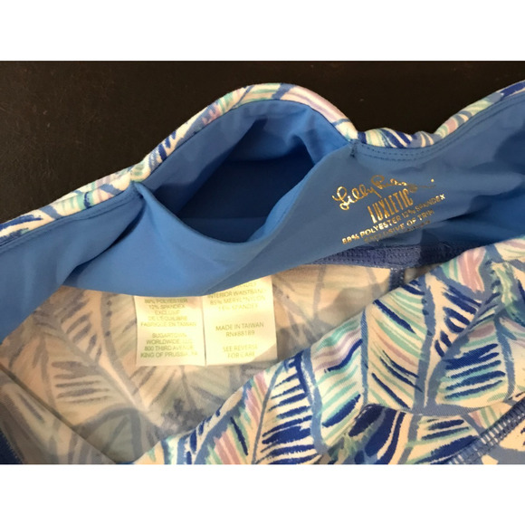 Lilly Pulitzer Luxletic UPF+50 Jolena Weekender Lets Mango Leggings - Medium - Picture 6 of 14